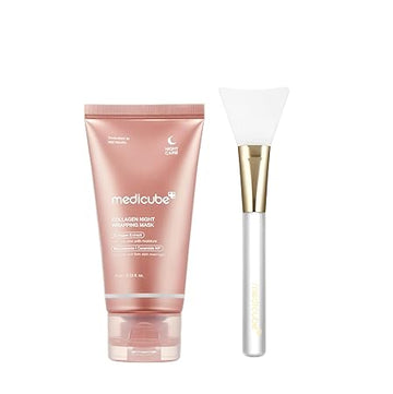 Medicube Collagen Night Wrapping Peel Off Facial Mask with Jelly Brush FREE