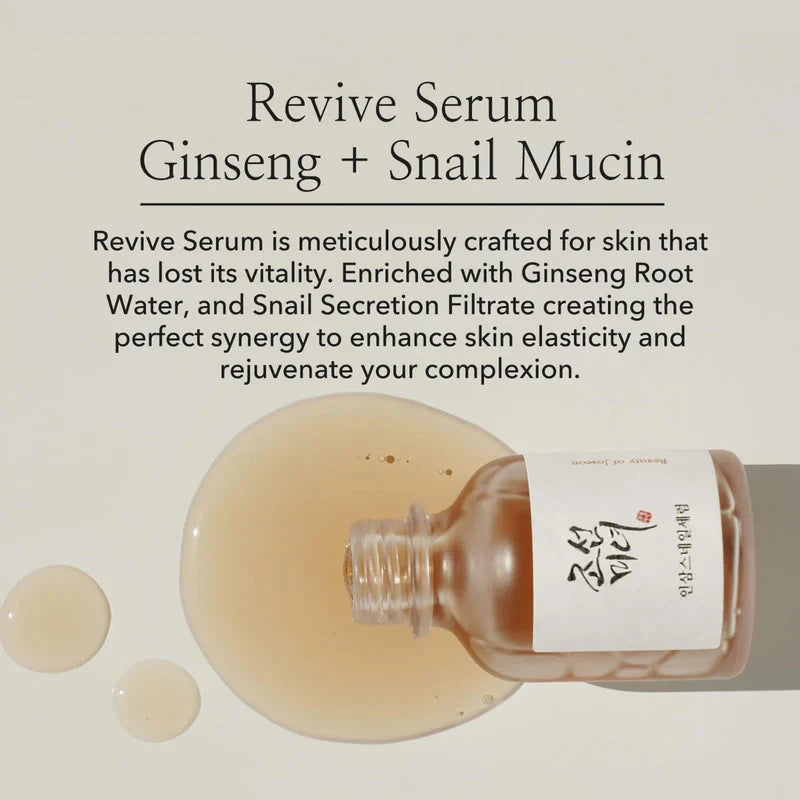 Beauty Of Joseon Ginseng + Snail Mucin Revive Serum