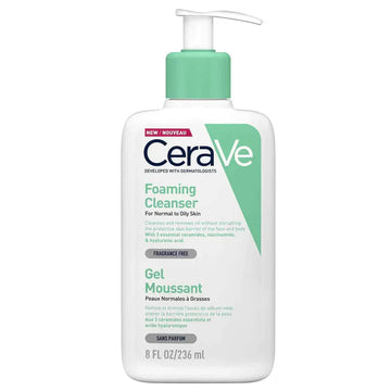 CeraVe Foaming Cleanser for Normal to Oily Skin