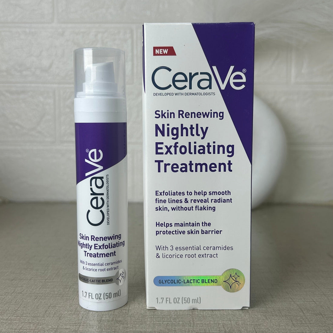 Cerave Skin Renewing Nightly Exfoliating Treatment - Classy Touch Pk